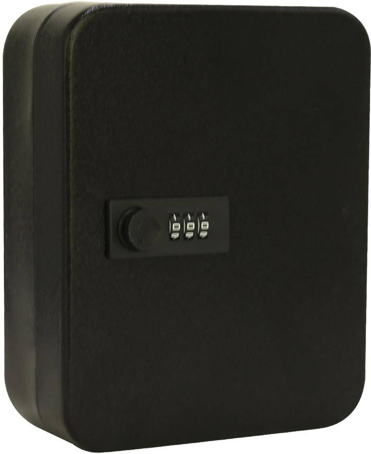 Sleutelkast met combinatieslot, voor 30 sleutels, zwart