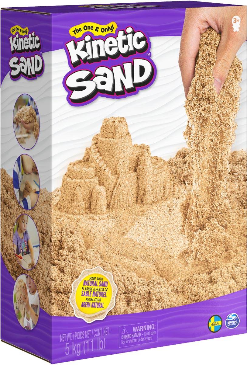 Spin Master Kinetic Sand modelleerzand, doos van 5 kg
