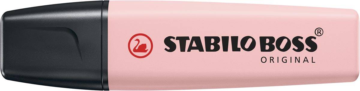 STABILO BOSS ORIGINAL NatureCOLORS Wildflower markeerstift, zachtroze