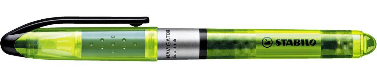 STABILO NAVIGATOR markeerstift, etui van 4 stuks in geassorteerde kleuren