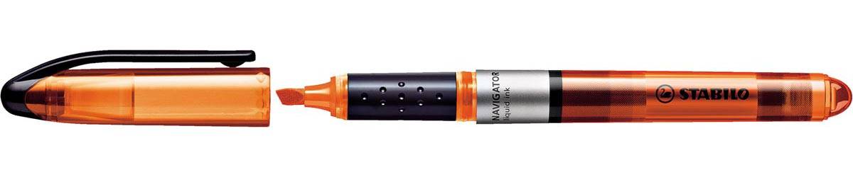 STABILO NAVIGATOR markeerstift, etui van 4 stuks in geassorteerde kleuren