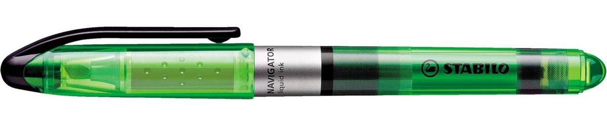 STABILO NAVIGATOR markeerstift, etui van 4 stuks in geassorteerde kleuren