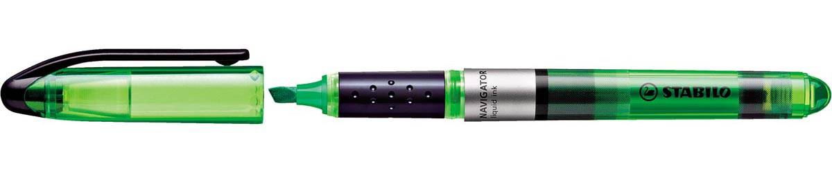 STABILO NAVIGATOR markeerstift, etui van 4 stuks in geassorteerde kleuren