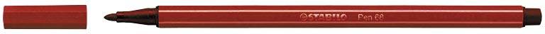 STABILO Pen 68 viltstift, bordeaux
