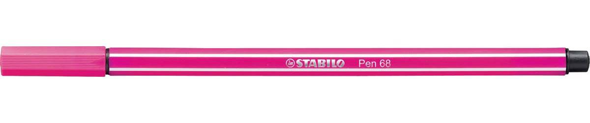 STABILO Pen 68 viltstift, donkerroze