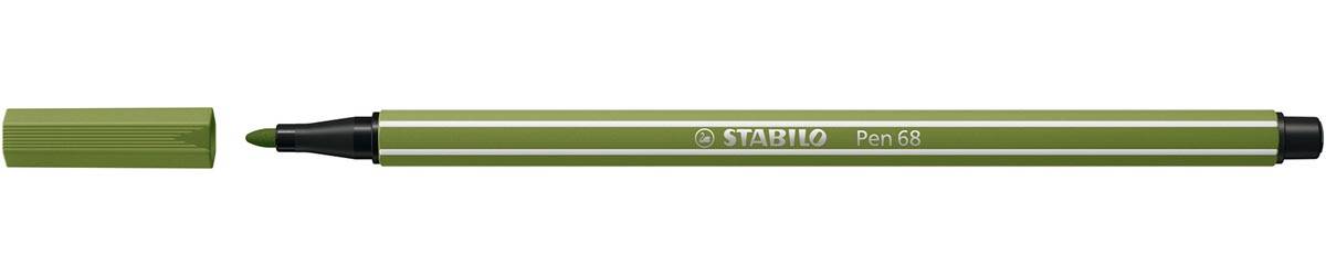 STABILO Pen 68 viltstift, mosgroen