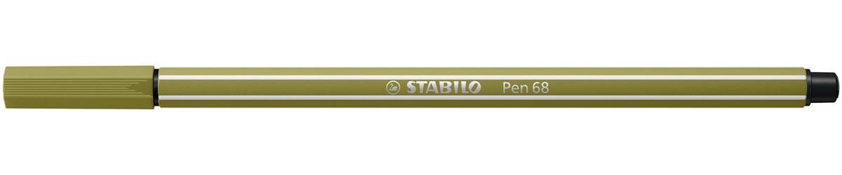 STABILO Pen 68 viltstift, mud green (moddergroen)