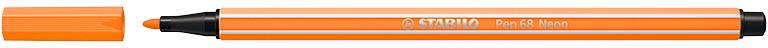 STABILO Pen 68 viltstift, neon oranje