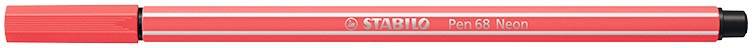 STABILO Pen 68 viltstift, neon rood