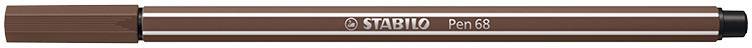 STABILO Pen 68 viltstift, omber