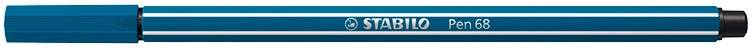 STABILO Pen 68 viltstift, petroleumblauw