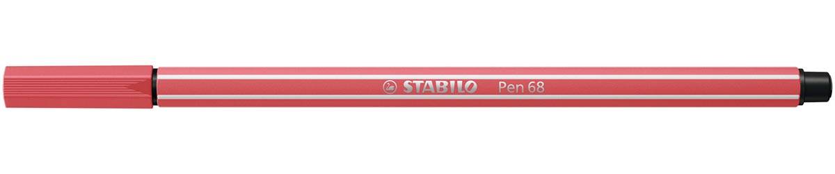 STABILO Pen 68 viltstift, rust red (roestrood)