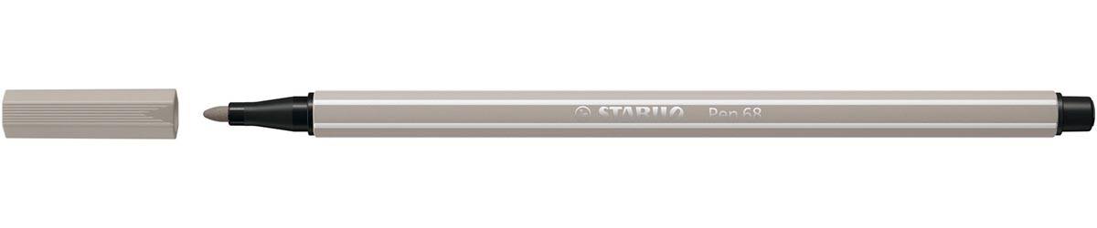 STABILO Pen 68 viltstift, warm grijs