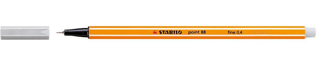 STABILO point 88 fineliner, lichtgrijs