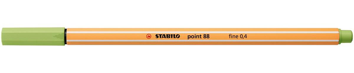 STABILO point 88 fineliner, pistachio (pistachegroen)