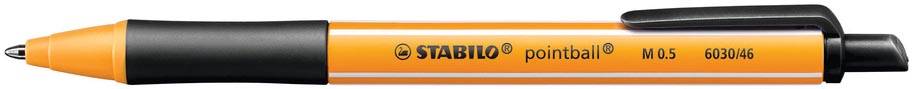 STABILO Pointball balpen, zwart