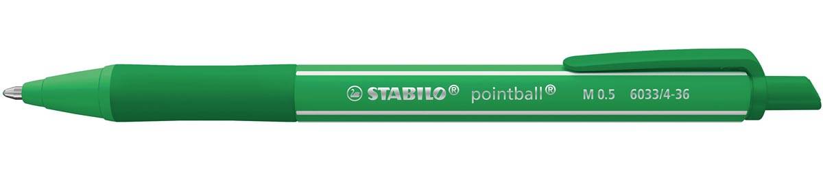 STABILO Pointball colorful balpen, medium punt, groen