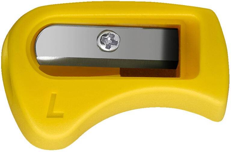 STABILO potloodslijper Easy graph, voor linkshandigen, geel