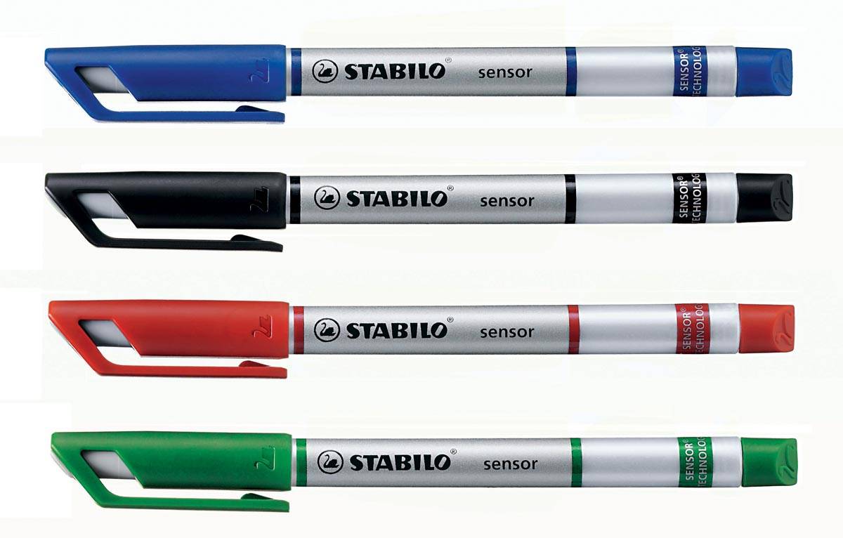 STABILO SENSOR fineliner, 0,3 mm, blauw