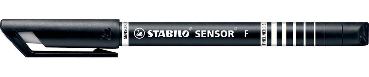 STABILO SENSOR fineliner, 0,3 mm, zwart