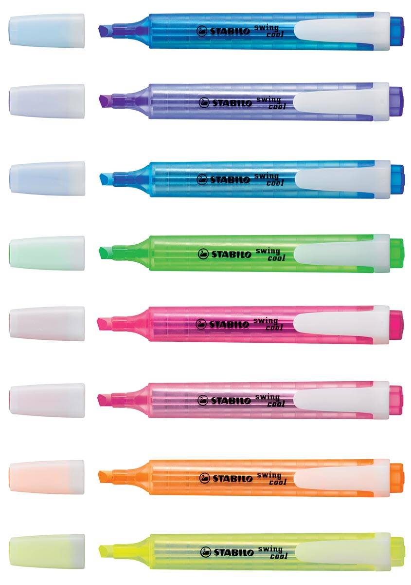 STABILO swing cool markeerstift, geel