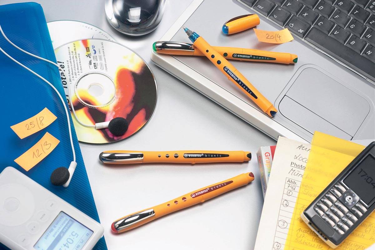 STABILO worker+ roller 0,5 mm blauw