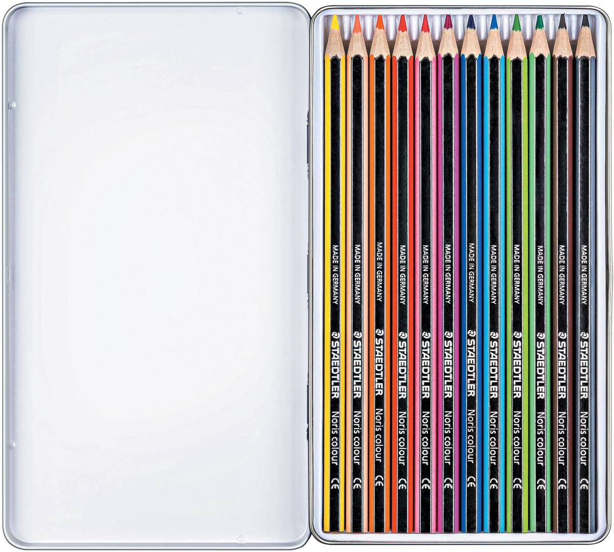 Staedler kleurpotloden Noris Colour, metalen doos 12 stuks