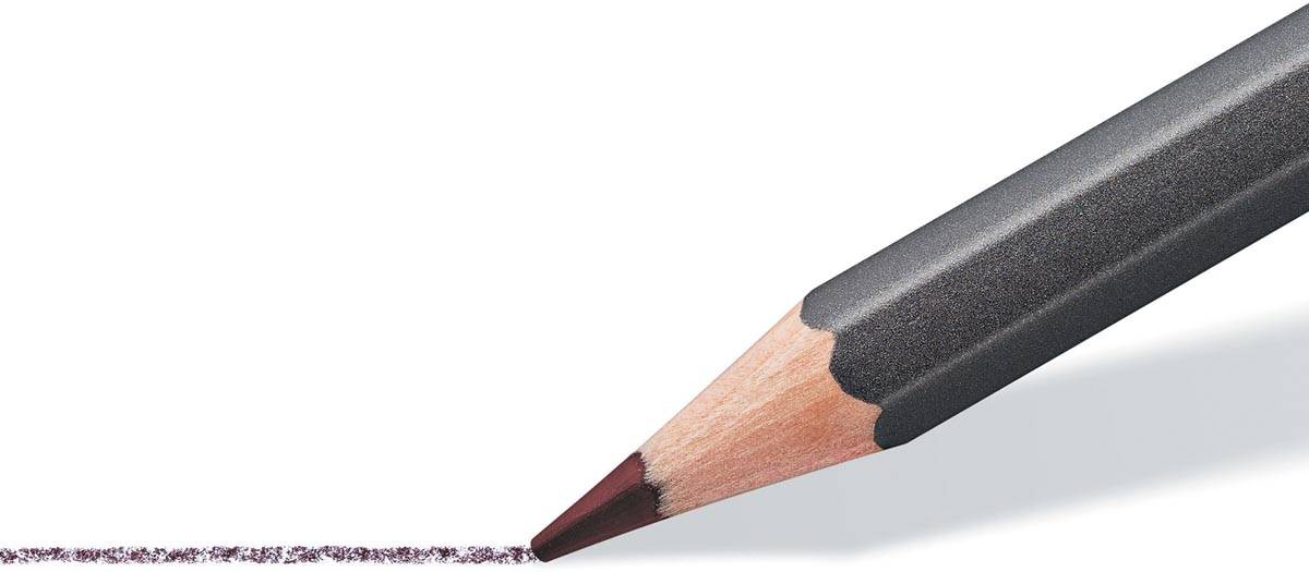 Staedtler aquarel potlood, metalen doos met 12 kleuren
