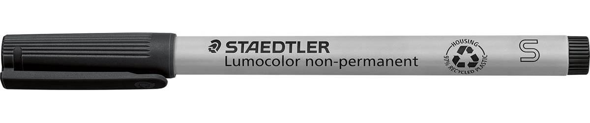 Staedtler Lumocolor 311, OHP-marker, non permanent, 0,4 mm, zwart