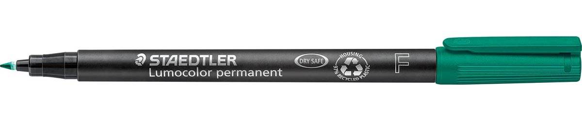 Staedtler Lumocolor 318, OHP-marker, permanent, 0,6 mm, groen