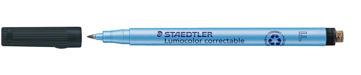 Staedtler Lumocolor uitwisbare pen, schrijfbreedte: 0,6 mm, zwart