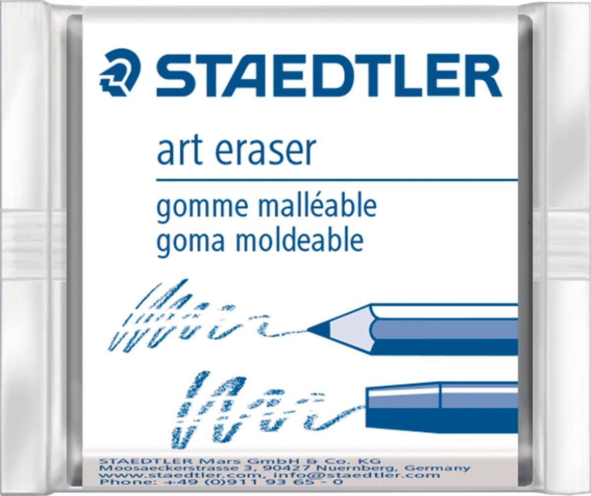 Staedtler set met 2 gommen, op blister