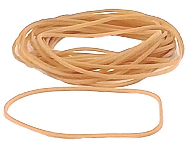 Standard elastieken 1,5 x 100 mm, doos van 500 g