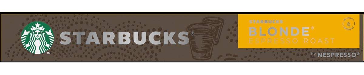 Starbucks by Nespresso koffiecapsules, blond espresso roast, pak van 10 stuks