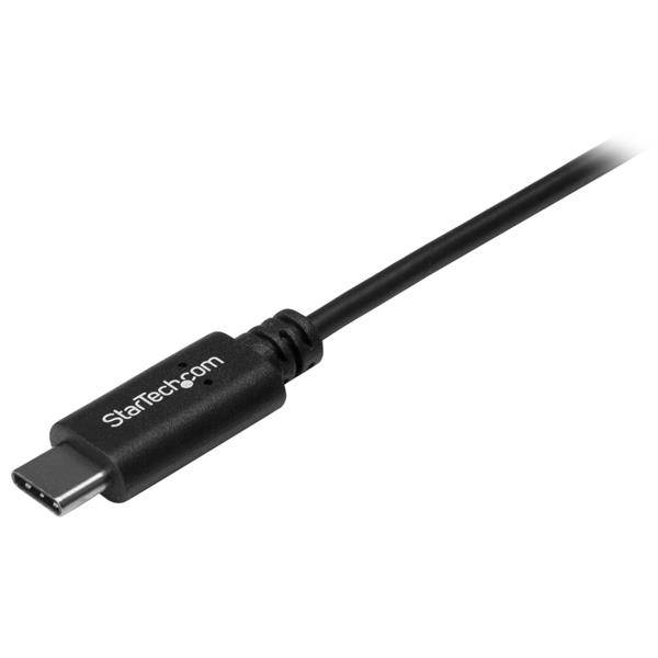 StarTech.com 50cm USB-A naar USB-C Oplaadkabel, Opladen & Sync, USB-A naar USB-C Data Kabel, M/M, Zwart