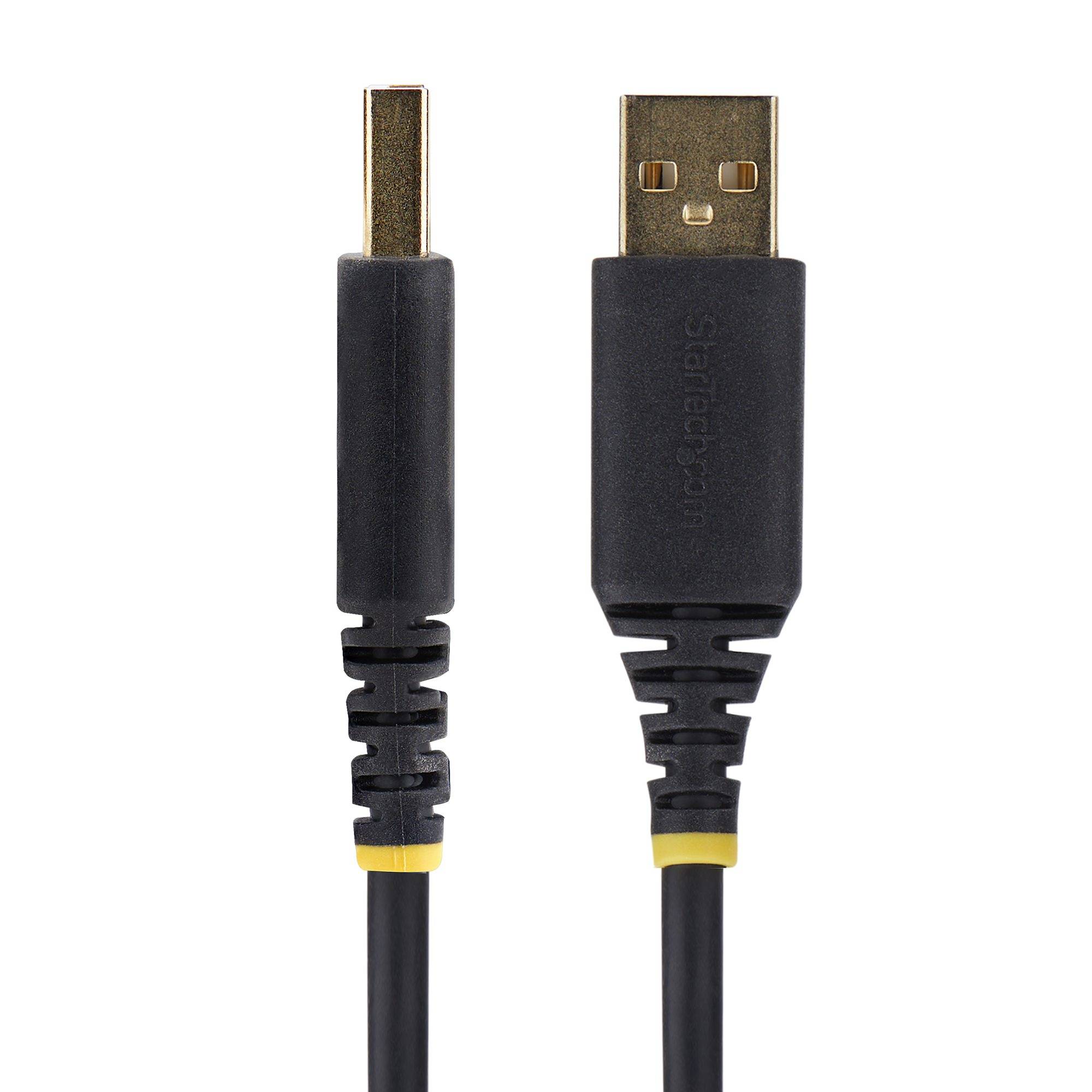 StarTech.com 3m USB naar Seriëel Adapter Kabel, COM Retention, Verwisselbare DB9 Schroeven/Moeren, USB-A naar RS232 DB9 Converter, FTDI IC, ESD Bescherming, Windows/macOS/Linux