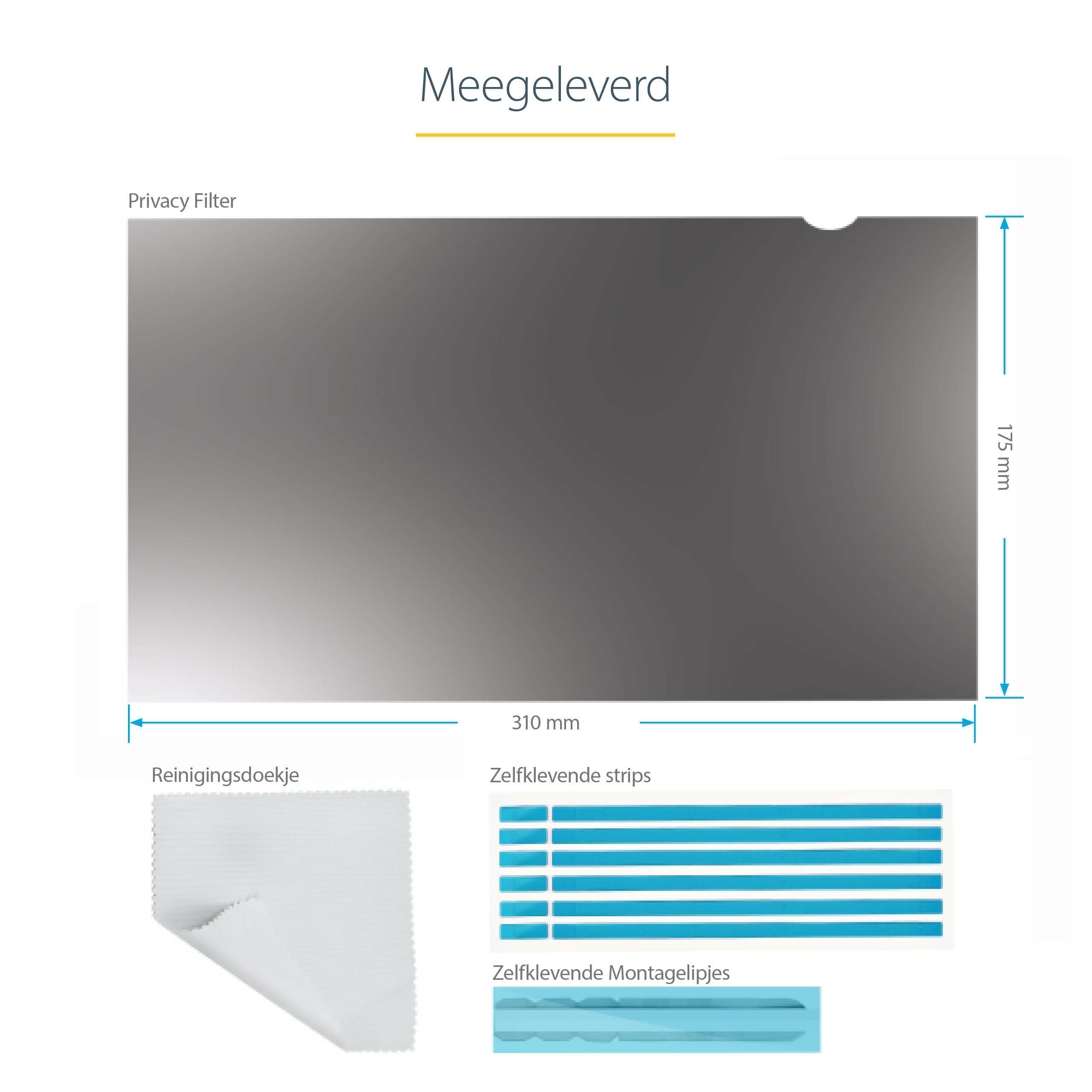 StarTech.com 14G-PRIVACY-SCREEN schermfilter 35,6 cm (14") Laptop Randloze privacyfilter voor schermen