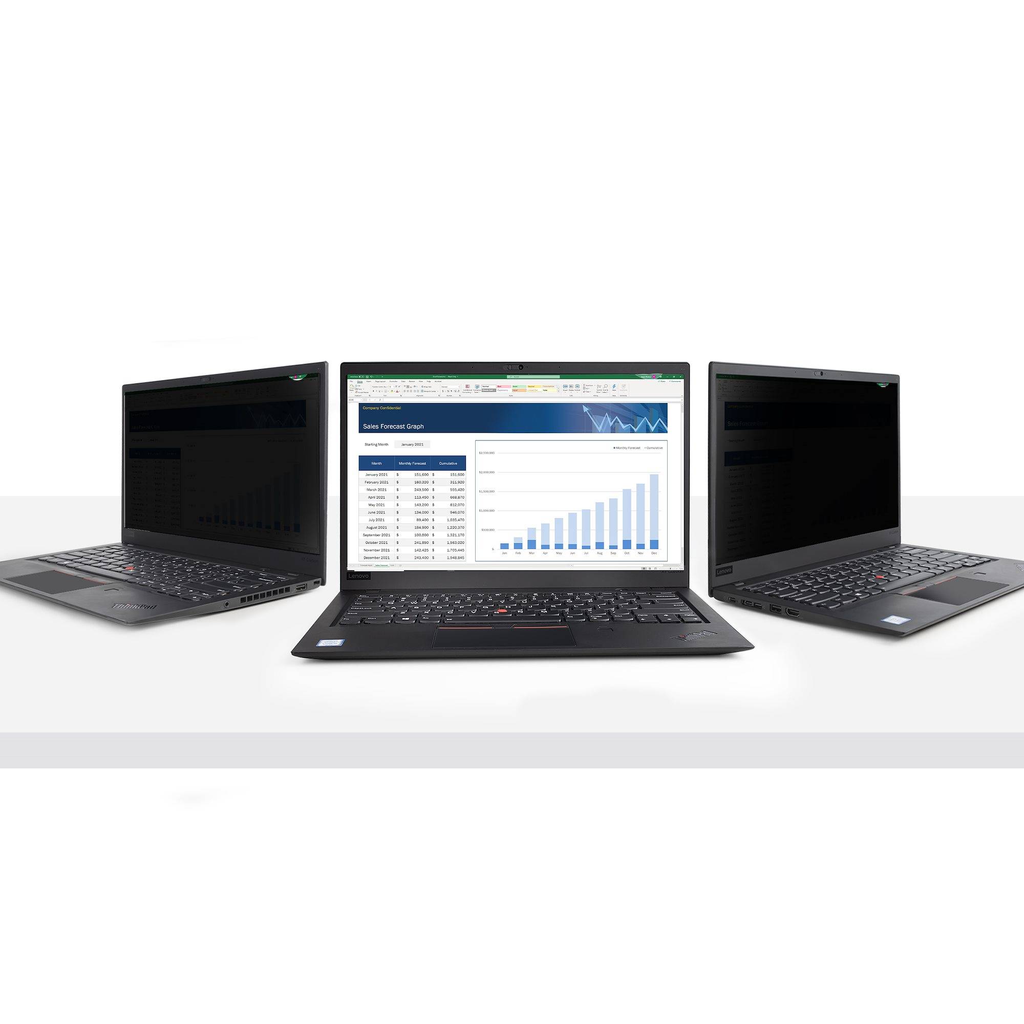 StarTech.com 14G-PRIVACY-SCREEN schermfilter 35,6 cm (14") Laptop Randloze privacyfilter voor schermen