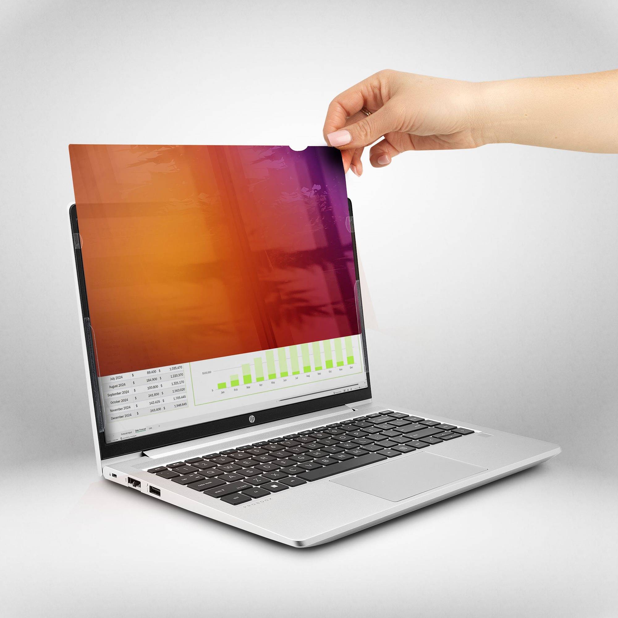 StarTech.com 156G-PRIVACY-SCREEN schermfilter 39,6 cm (15.6") Laptop Randloze privacyfilter voor schermen