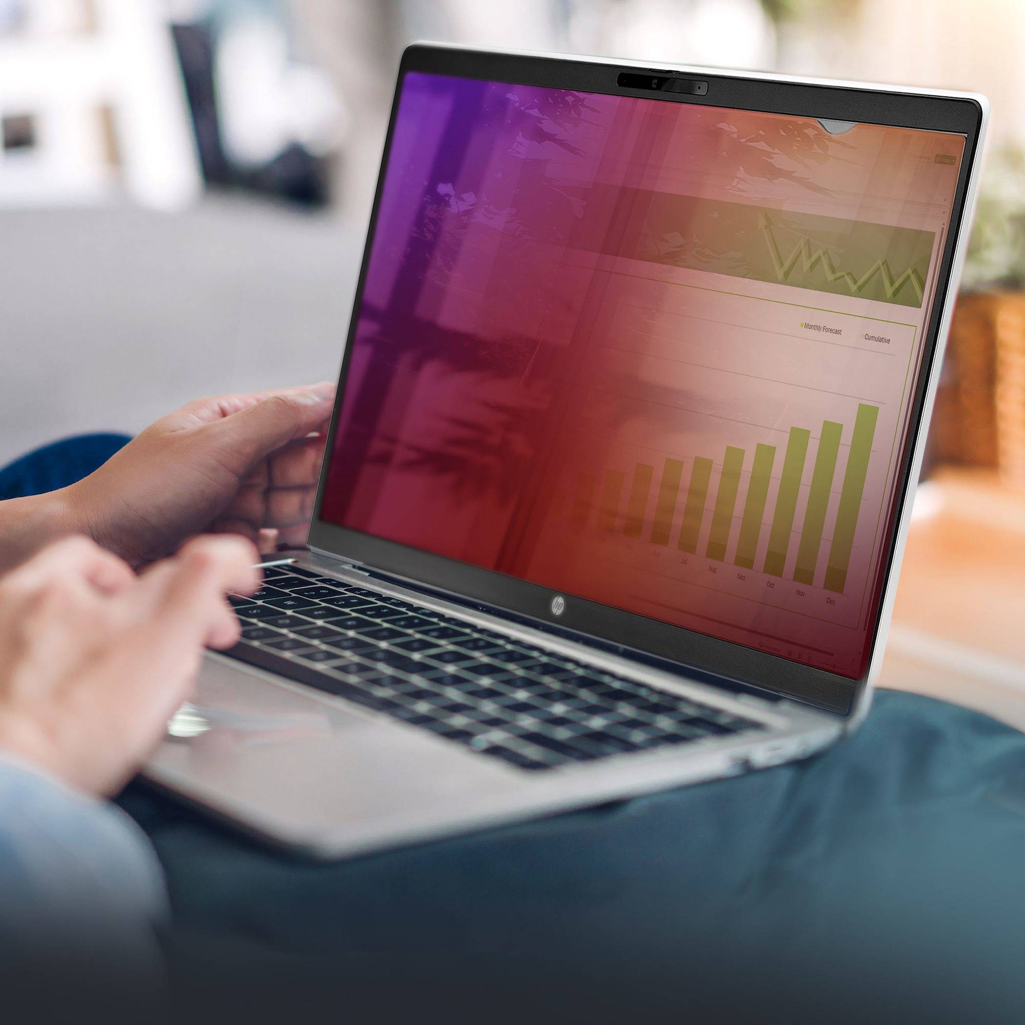 StarTech.com 156G-PRIVACY-SCREEN schermfilter 39,6 cm (15.6") Laptop Randloze privacyfilter voor schermen