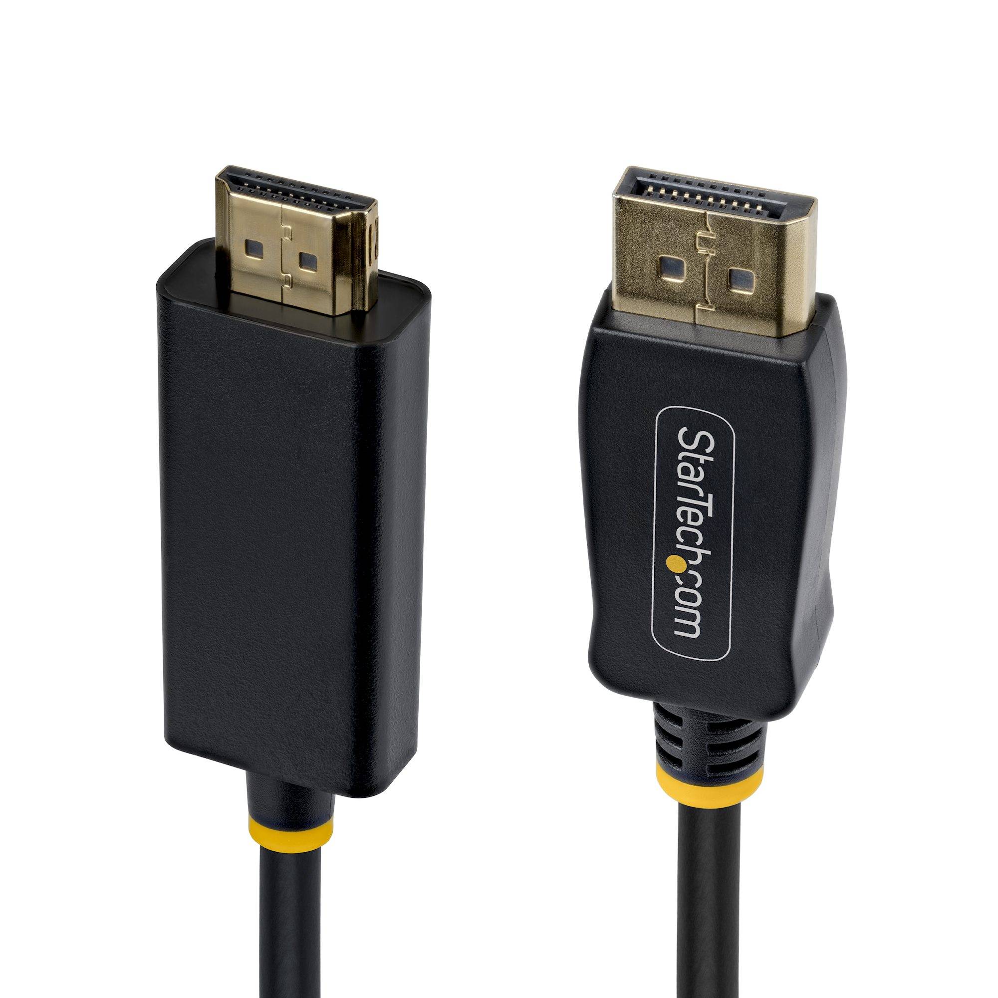 StarTech.com 15F-DP-HDMI-4K60-GR video kabel adapter 4,5 m DisplayPort HDMI Type A (Standaard) Zwart