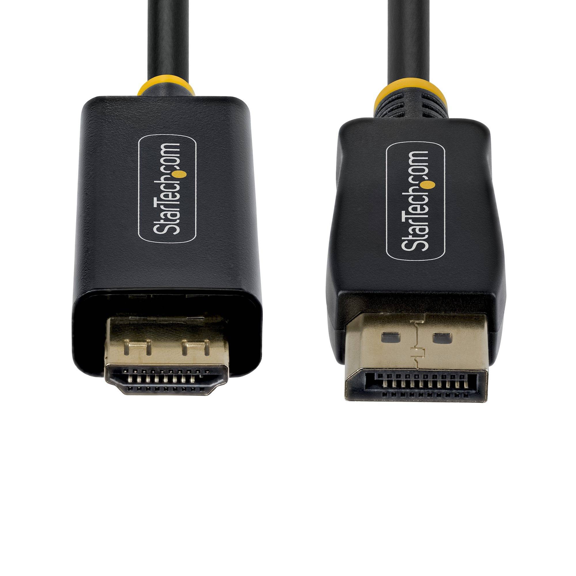 StarTech.com 15F-DP-HDMI-4K60-GR video kabel adapter 4,5 m DisplayPort HDMI Type A (Standaard) Zwart