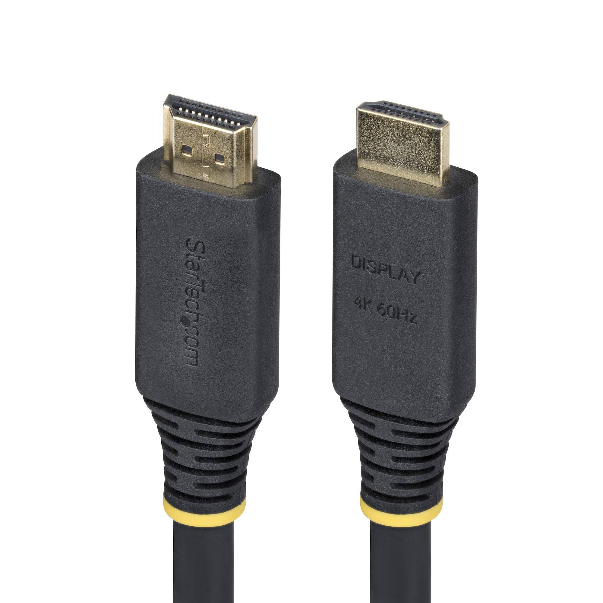 StarTech.com 15m Actieve High Speed HDMI Kabel, 4K 60Hz/1440p 144Hz, HDR10/HDCP 2.2/ARC, 18Gbps, UHD HDMI 2.0 Kabel voor TV/Monitor/Display, TPE Mantel
