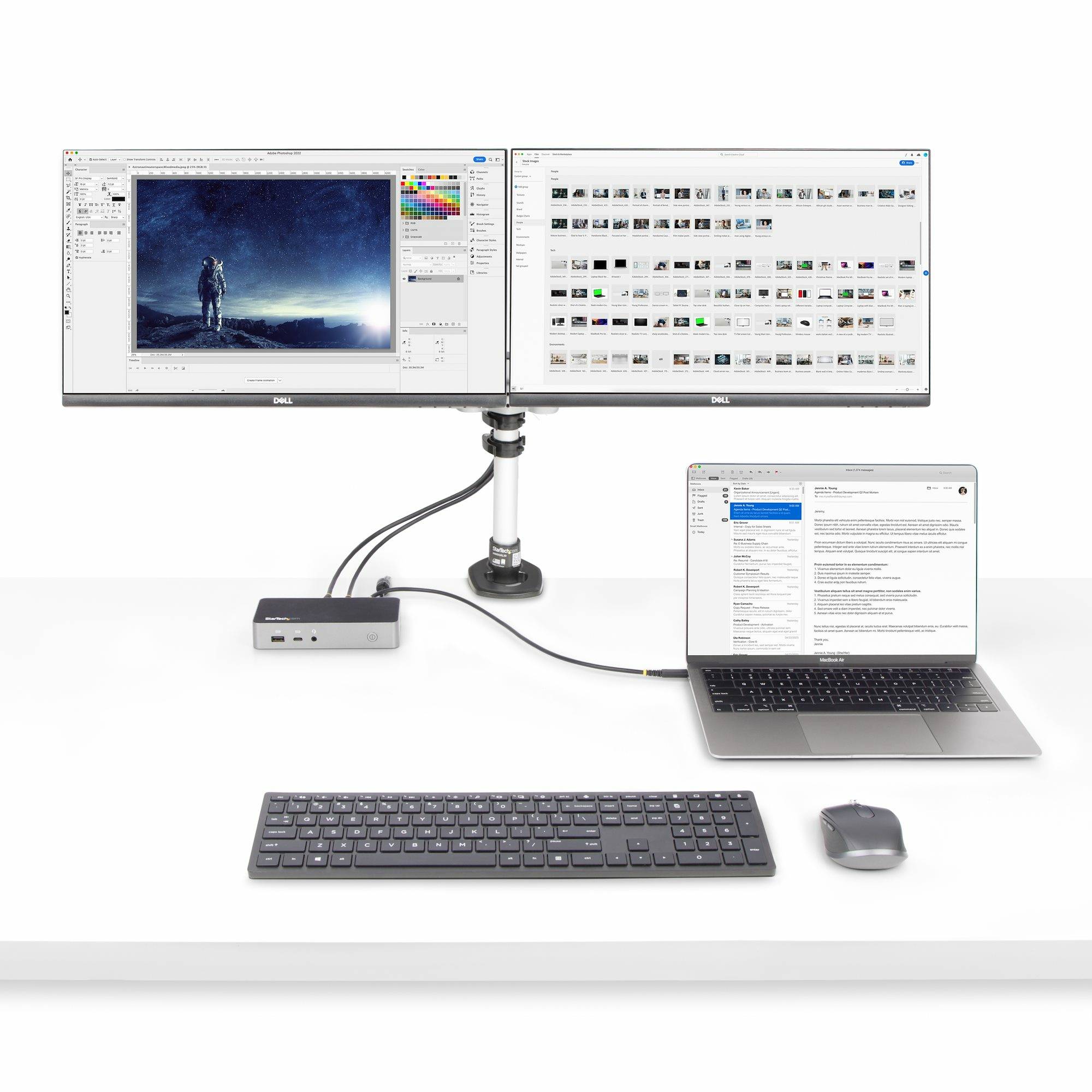 StarTech.com 50cm USB4 Kabel, USB-IF Gecertificeerde USB Type-C Kabel, 40Gbps, 240W Power Delivery PD 3.1 EPR, 8K 60Hz, USB-C Data/Laad Kabel, Compatibel met Thunderbolt/USB 3.2 Poorten