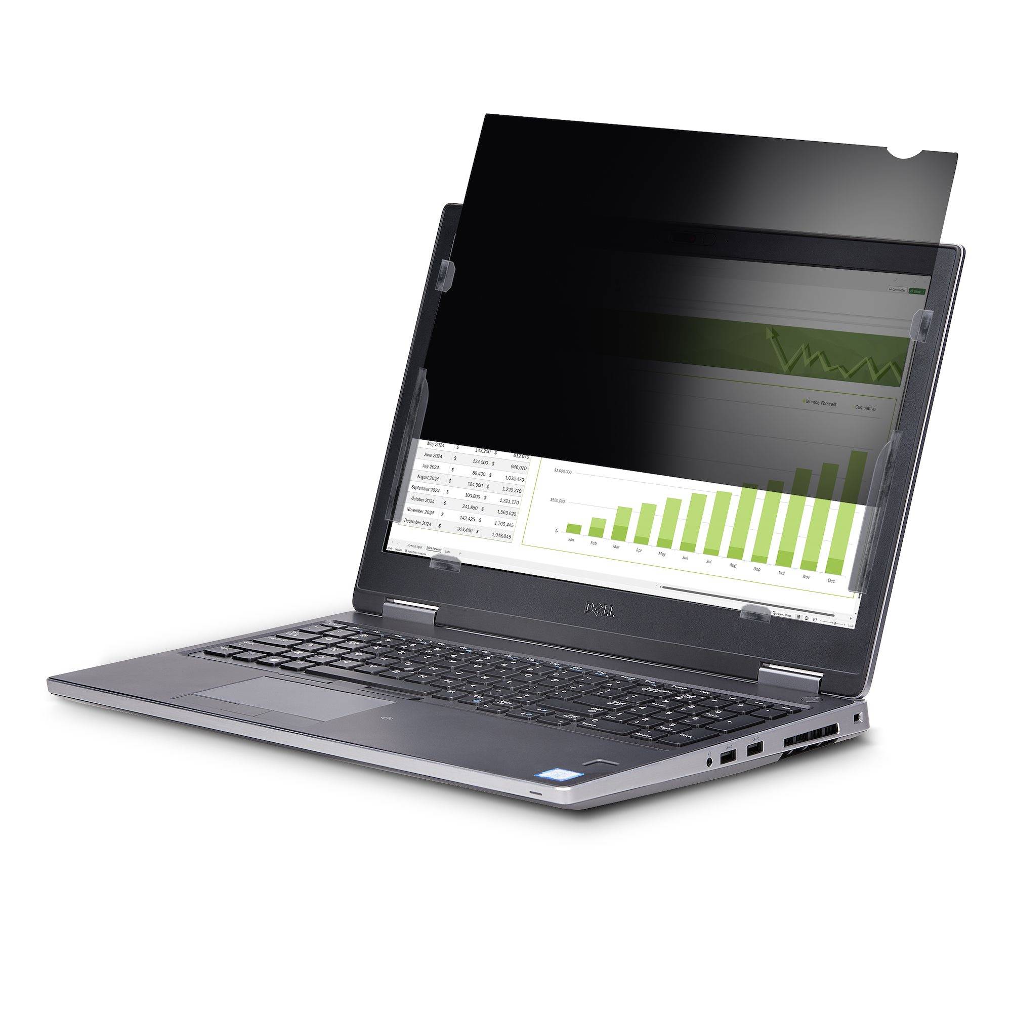 StarTech.com 16-inch 16:10 Touch Laptop Privacy Filter, Anti-Glans Security Filter, Laptop Monitor Privacy Screen Protector met 51% Blauw Licht Vermindering, Opklapbaar