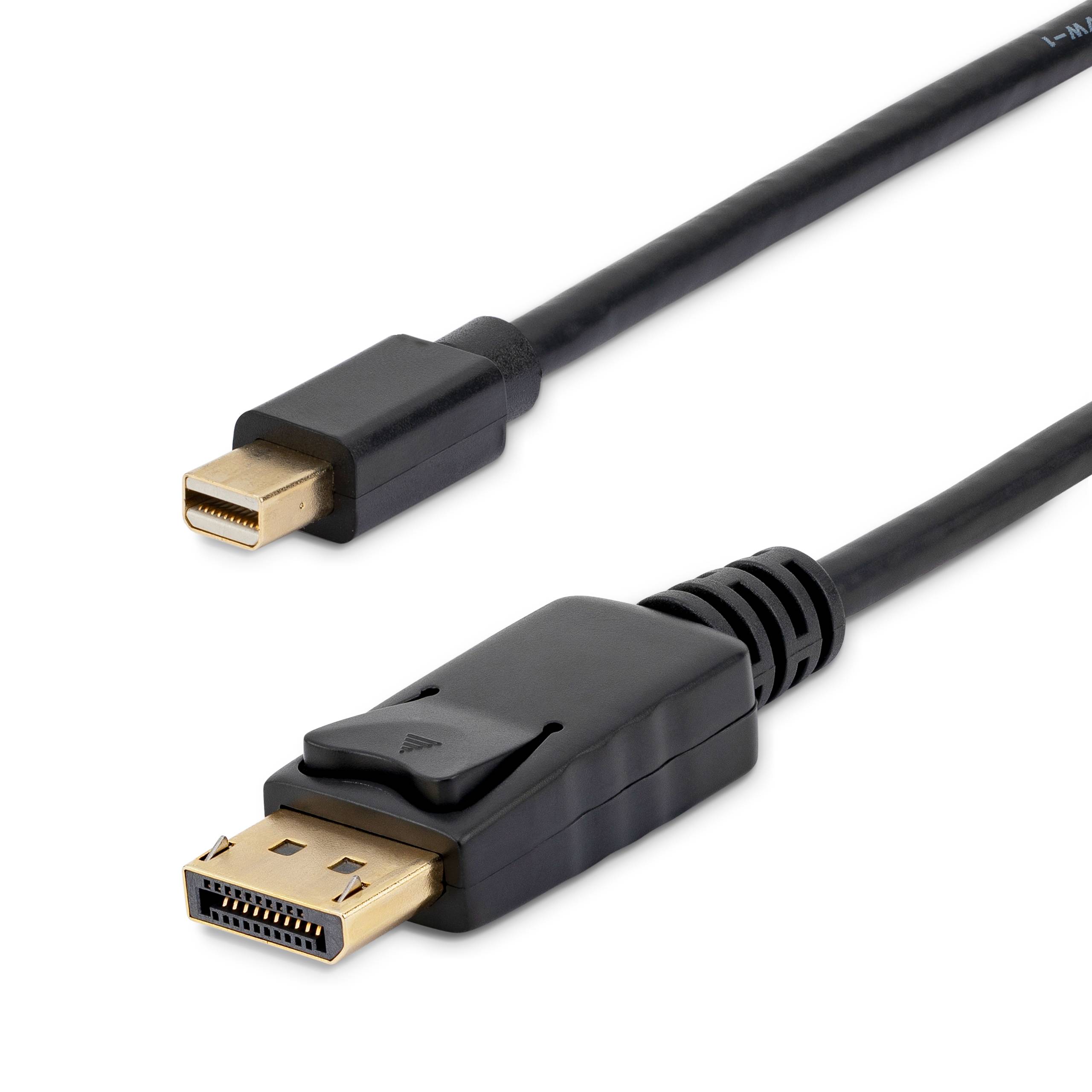 StarTech.com 2m Mini DisplayPort naar DisplayPort 1.2 Kabel - 4K x 2K UHD Mini DisplayPort naar DisplayPort Adapter Kabel - Mini DP naar DP Monitor Kabel - mDP naar DP Kabel - Zwart