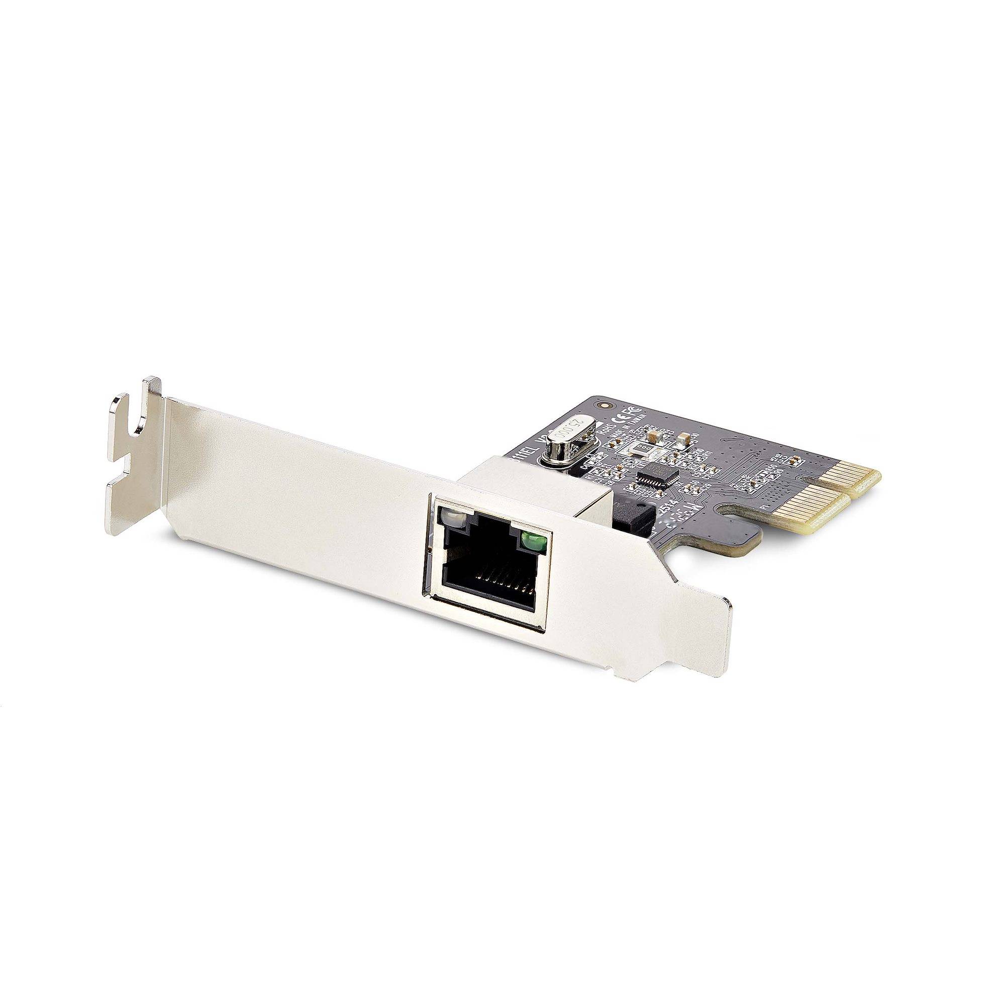 StarTech.com 1-Port Gigabit PCIe Ethernet Adapter Kaart, Low-Profile Netwerkkaart, 10/100/1000Mbps PCI Express NIC, Realtek RTL8111H, Windows en Linux, TAA