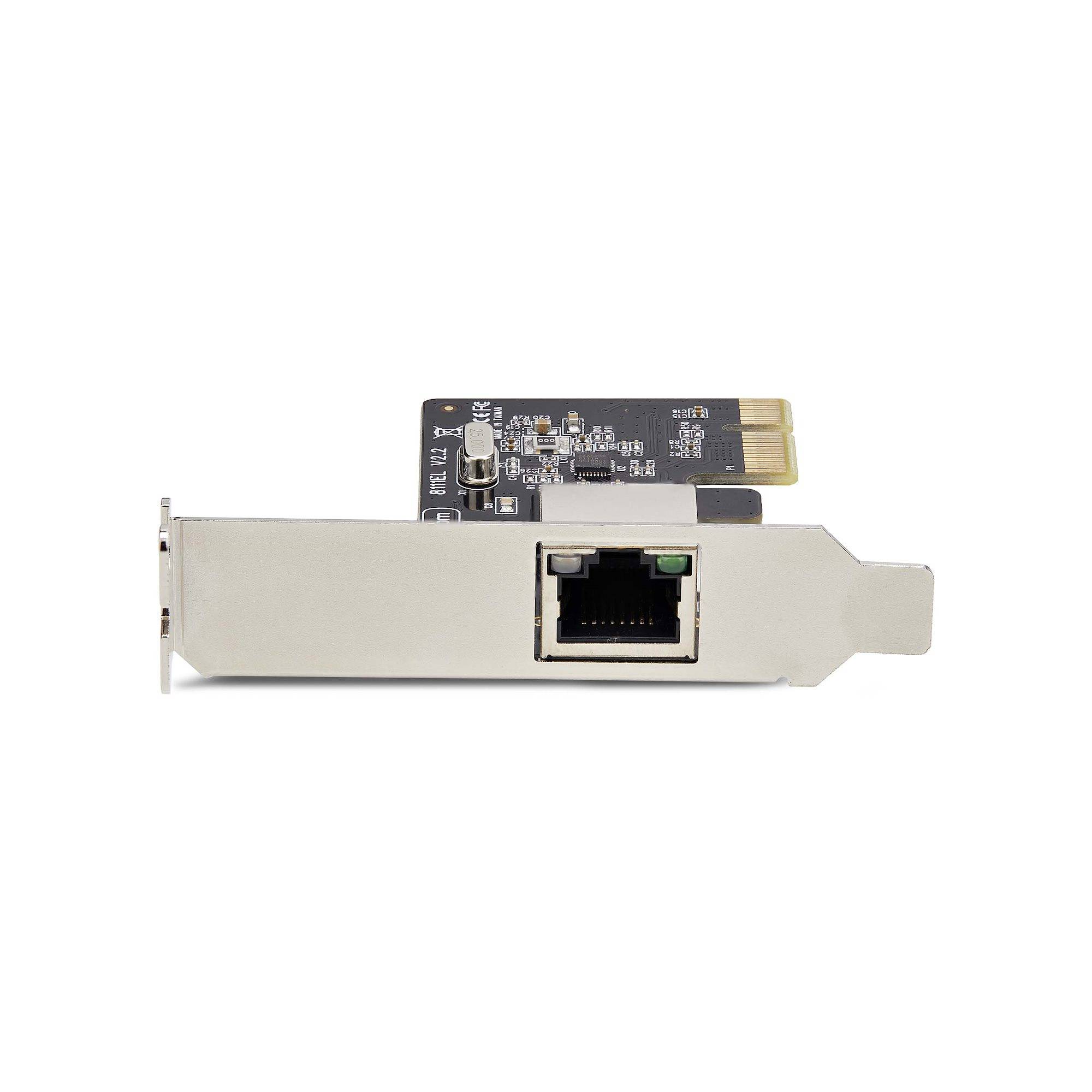 StarTech.com 1-Port Gigabit PCIe Ethernet Adapter Kaart, Low-Profile Netwerkkaart, 10/100/1000Mbps PCI Express NIC, Realtek RTL8111H, Windows en Linux, TAA