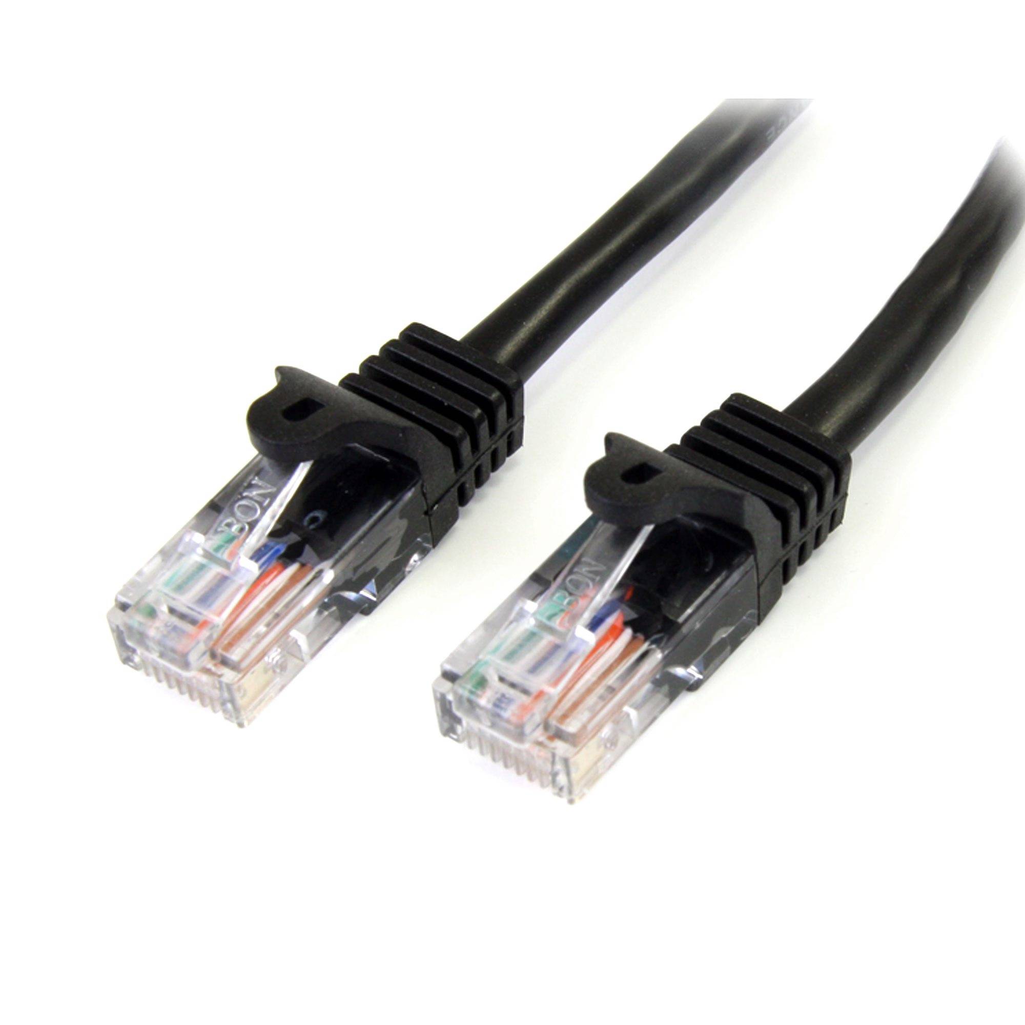 StarTech.com Cat5e patchkabel met snagless RJ45 connectors 1 m, zwart