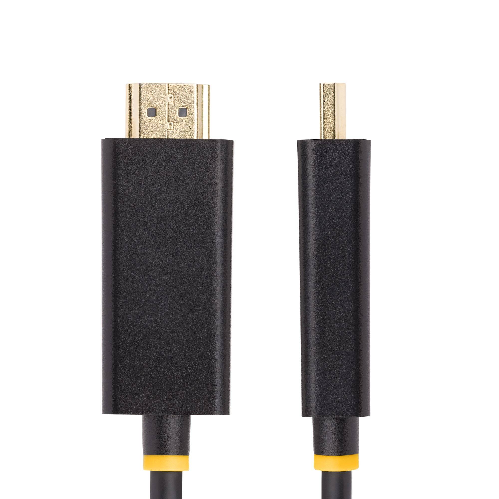 StarTech.com 1m DisplayPort naar HDMI Adapter Kabel, 4K 60Hz met HDR, DP naar HDMI 2.0b, Actieve Video Converter, DisplayPort Desktop naar HDMI Monitor